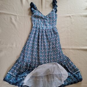 Lucky Brand Maxi Dress Women's Size Large Sleevless Cotton